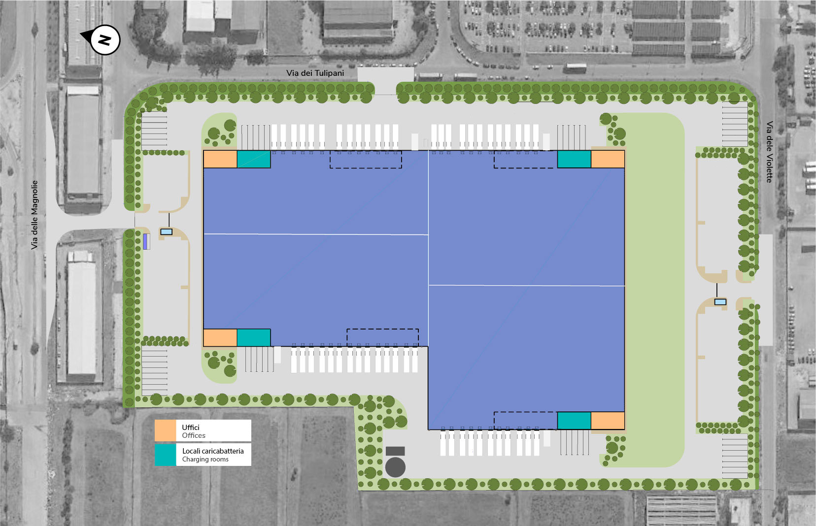 warehouses map
